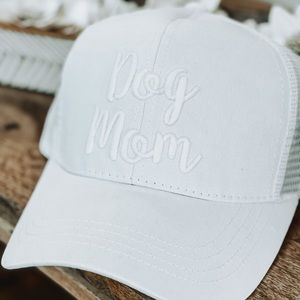 Dog Mom CC Pony Cap